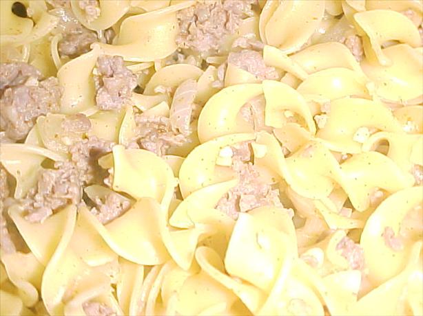 My Dad's Sausage and Noodles. Photo by ATM 67