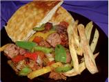 Smoked Sausage, Bell Peppers and Tomatoes