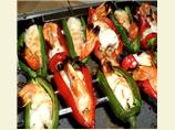 Jalapeno Tiger Prawn Ginger Skewers