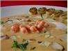 Caribbean Sweet Potato Soup With Ginger Shrimp
