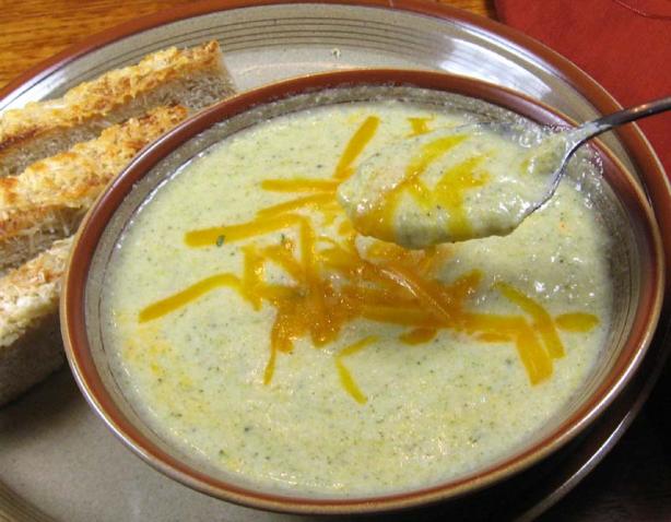 Broccoli Cheese Soup for the Soul. Photo by dianegrapegrower
