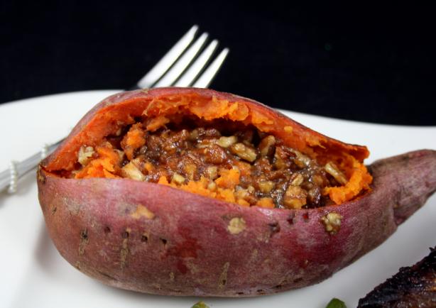 Baked Sweet Potatoes With Brown Sugar-Pecan Butter. Photo by **Tinkerbell**