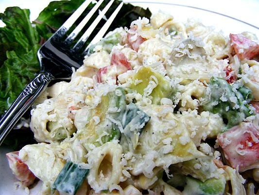 Avocado Caesar Pasta Salad. Photo by Lavender Lynn