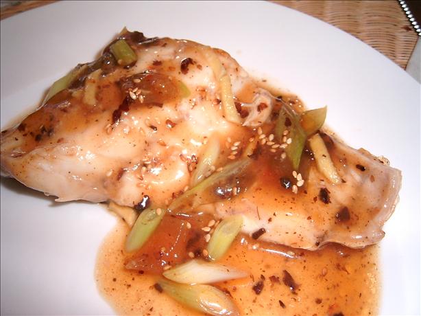 Steamed Sea Bass with Black Bean Sauce. Photo by CulinaryQueen
