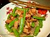 Stir-Fried Tofu With Mushrooms, Sugar Snap Peas, and Green Onion. Recipe by blucoat