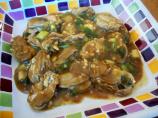 Stir Fried Oysters with Garlic