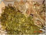Neckbones and Collard Greens or Turnip Greens
