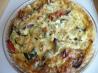 Roasted Vegetable and Gruyere Quiche