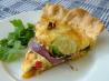 Roasted Vegetable and Gruyere Quiche