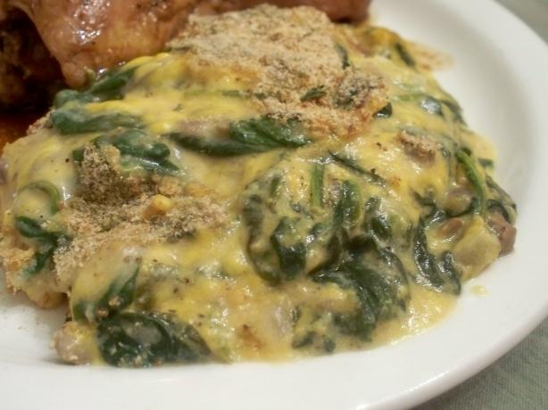 Easy Spinach Casserole. Photo by *Parsley*