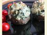 Crab Rockefeller Stuffed Mushrooms. Recipe by Caroline Cooks