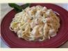 Linguini With Scallops and Herb Cream