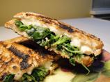 Grilled Brie Sandwiches With Greens and Garlic