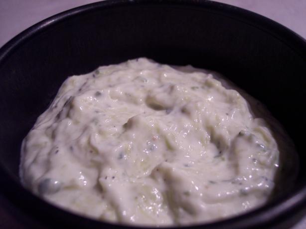 Cucumber Sauce for Gyros. Photo by jrusk