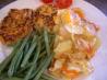 Microwaved Scalloped Potatoes and Carrots