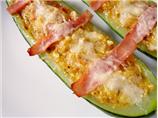 Ham Stuffed Squash or Zucchini Boats