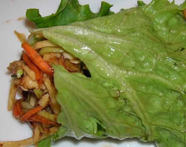 Hoisin Chicken Lettuce Wraps. Photo by morgainegeiser