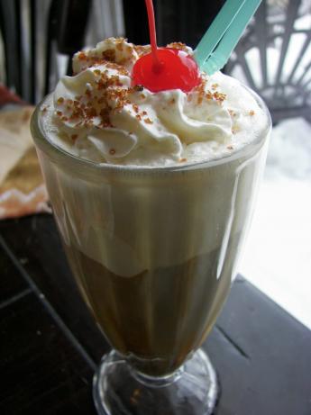 Coffee Ice Cream Soda. Photo by Baby Kato