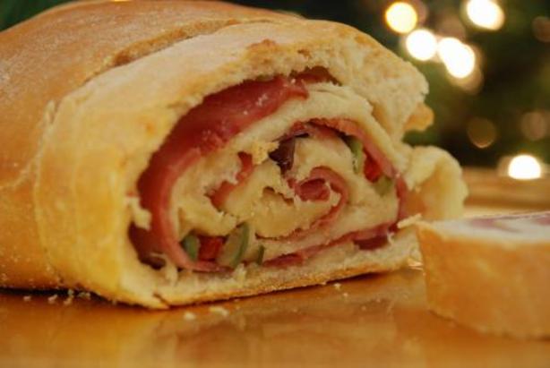 Pan de Jamon (ham bread). Photo by WizzyTheStick