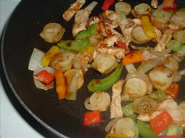 Jerusalem Artichoke Stir Fry. Photo by Bergy
