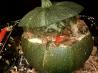 Balsamic Stuffed Round Zucchini