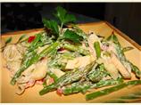 Asparagus Pasta Salad With Parmesan Dressing