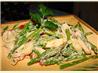 Asparagus Pasta Salad With Parmesan Dressing. Recipe by Kittencalskitchen