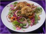 Herbed Warm Goat Cheese Salad