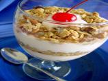 A Breakfast Yogurt Parfait (Granola)