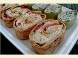 Cracked Pepper Turkey and Mozzarella Flat Bread Wrap