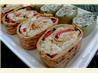 Cracked Pepper Turkey and Mozzarella Flat Bread Wrap. Recipe by ms_bold