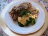 Schnitzel-Style Chicken and Broccoli in White Wine Sauce