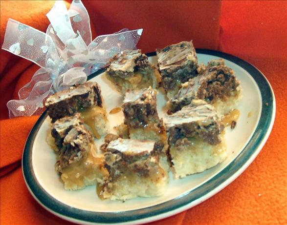 Chocolate Caramel Cookie Candy Bars. Photo by ~Leslie~