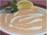 Cool Cantaloupe Soup With Basil Cream