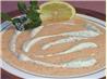 Cool Cantaloupe Soup With Basil Cream. Recipe by Sharon123