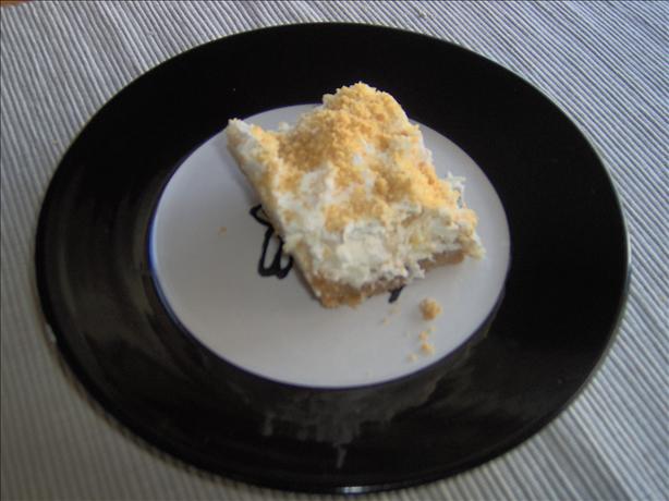 Easy Refrigerator Pineapple Graham Dessert Squares. Photo by sheri77