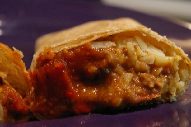 Beef and Bean Burritos. Photo by Redsie