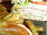 Chicken Cordon Bleu Burgers - Rachael Ray. Photo by katie in the UP