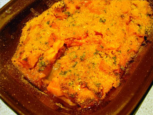Pumpkin and Tomato Bake. Photo by JustJanS