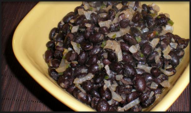 Black Bean Burrito Filling or Side Dish. Photo by Sandi (From CA)