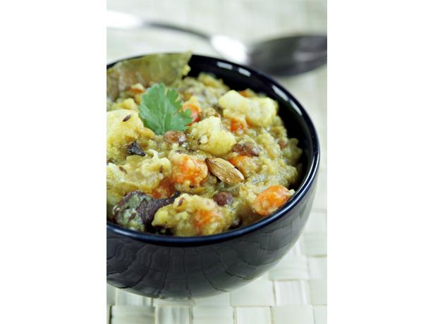 Creamy Lentil "risotto" (Kichdi). Photo by Aaliyah's&Aaron'sMum