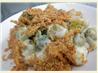 Cheesy Brussels Sprouts Bake. Recipe by Kittencalskitchen