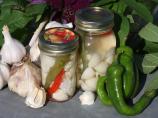 Pickled Garlic with Hot Pepper