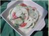 Creamy Cucumber Salad. Recipe by Stacy B