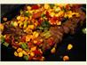 Sliced Steak with Roasted-corn Salsa. Recipe by Dave C