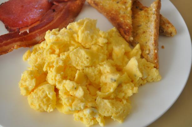 Jim's Microwave Scrambled Eggs. Photo by I'mPat