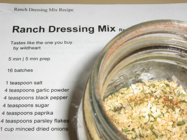 Ranch Dressing Mix. Photo by I'mPat