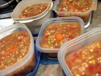 Beef Barley Veggy Soup - Crock Pot. Photo by Derf