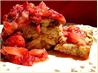 Bread Pudding With Raspberry/Strawberry Topping. Recipe by ~Nimz~