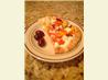 Mediterranean Pita Triangles. Recipe by Kelly M.